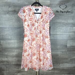 MSK Petite Short Sleeve Mini Dress Size 2P